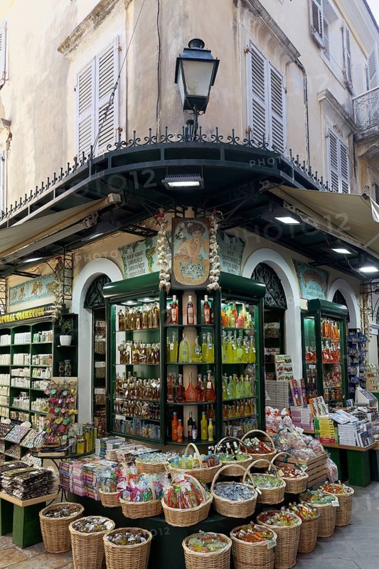 Souvenir shop with specialities