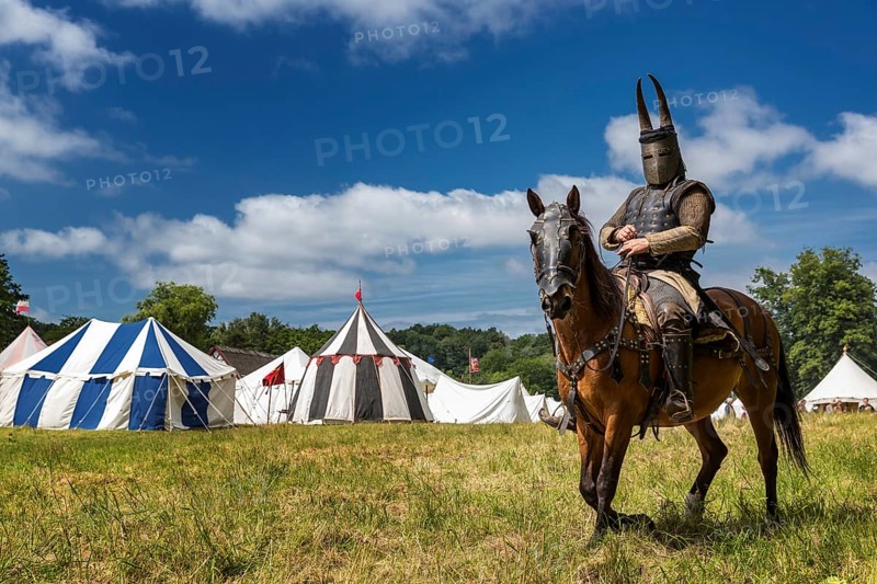 Knight on horseback