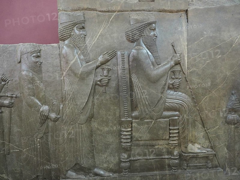 Antique treasure house relief of the Achaemenids