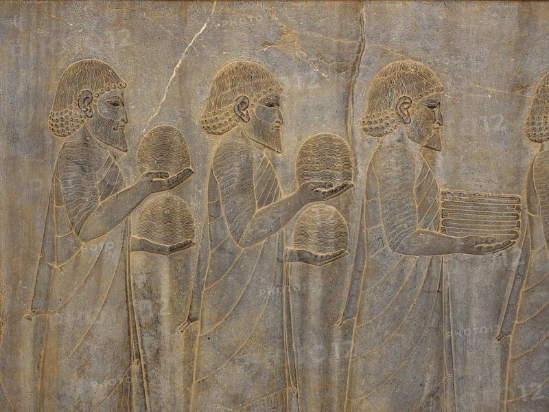 Ancient relief of the Achaemenids