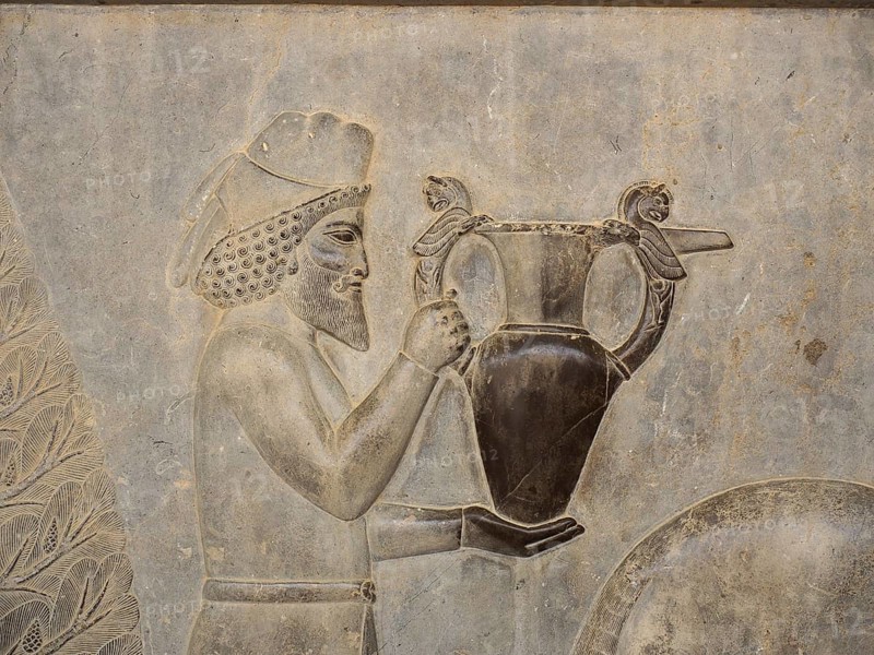 Ancient relief of the Achaemenids