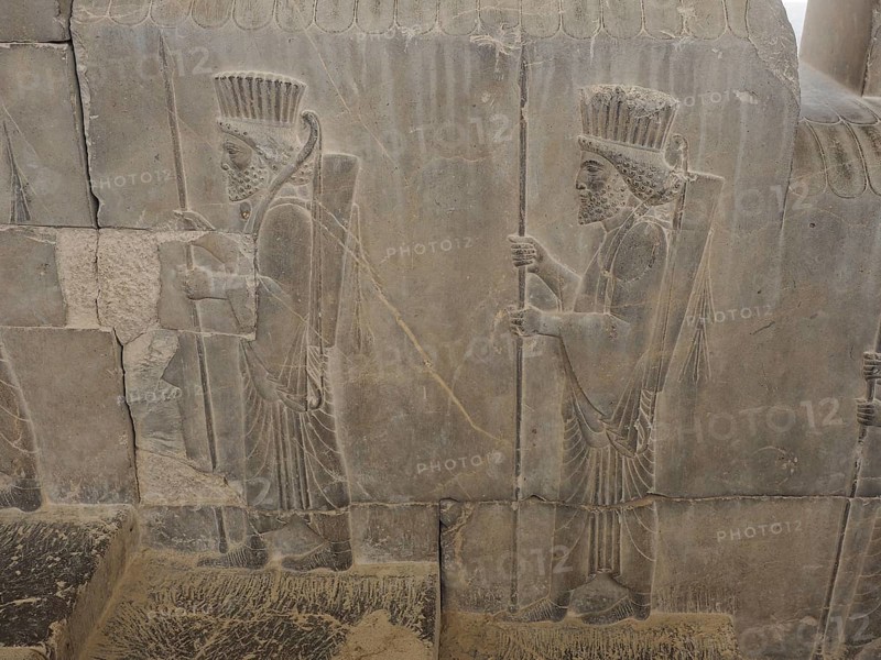 Antique relief of the Achaemenids