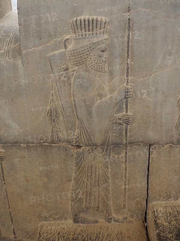 Antique relief of the Achaemenids
