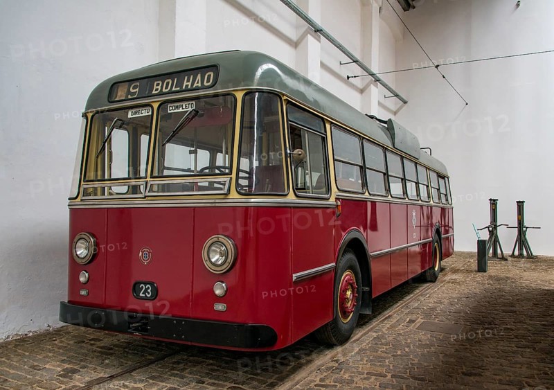 Historical red bus