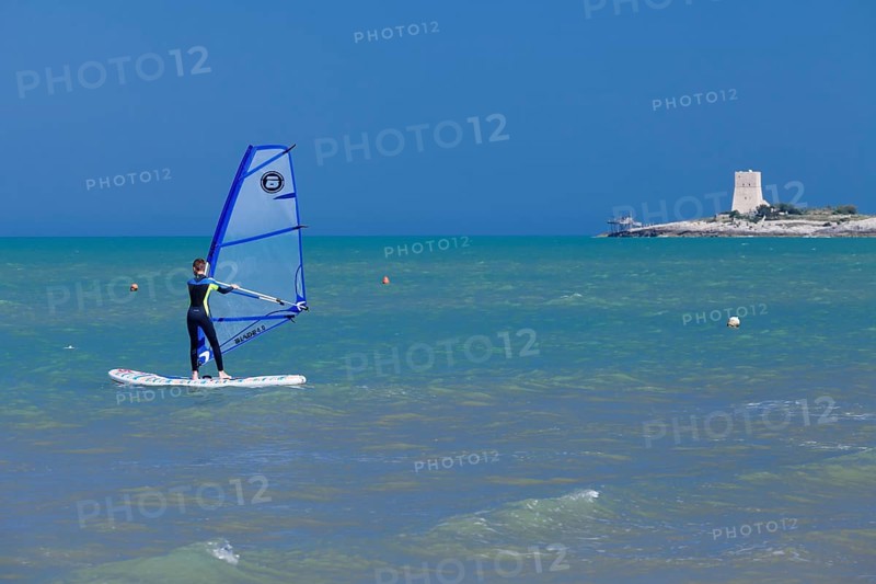 Surfer on the sea
