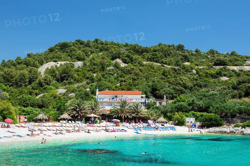 Idyllic beach with turquoise water