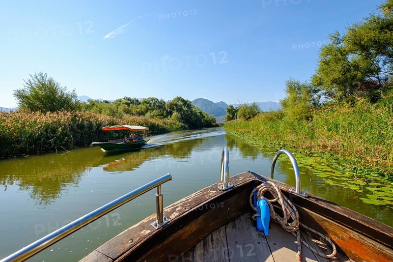 Excursion boats on Lake Skadar