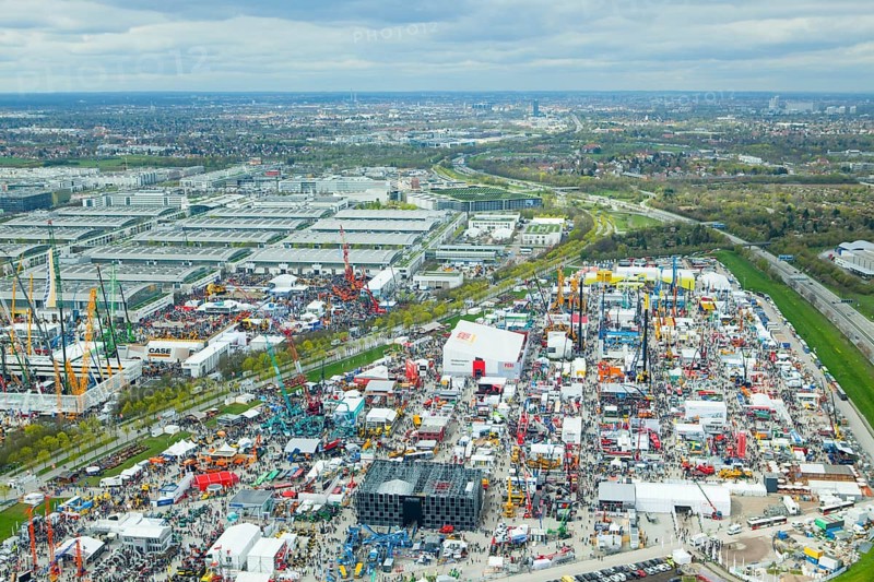 BAUMA 2016 outdoor area