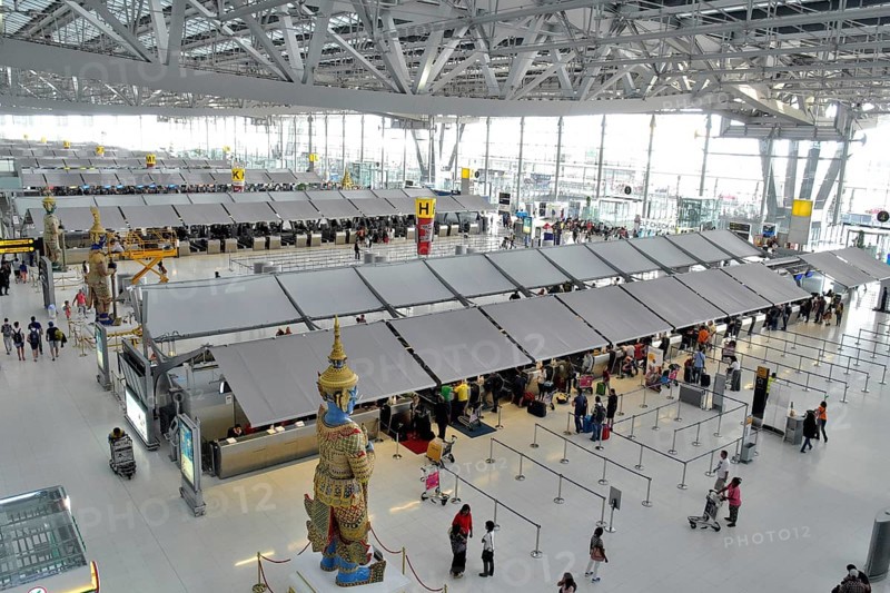 Departure hall