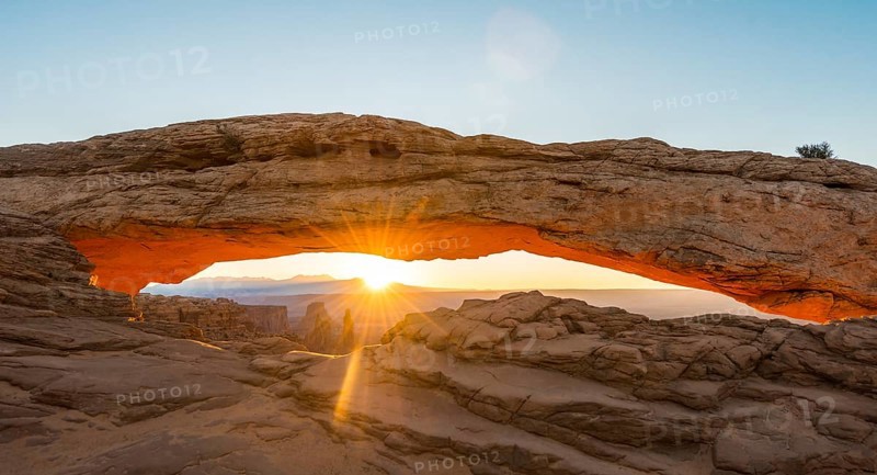 View through Natural Arch