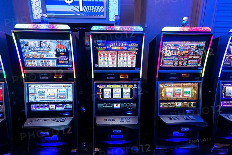 Slot machines at casino