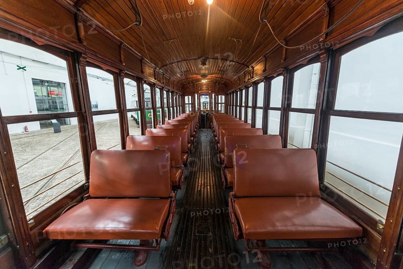 Interior view of tram