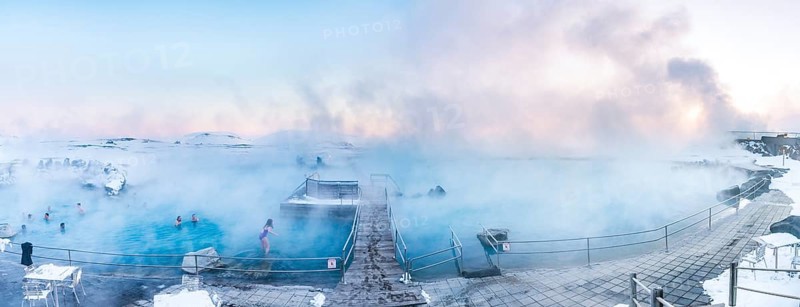 View of the geothermal Myvatn Nature Baths