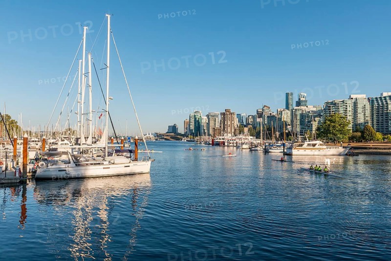 Marina with sailboats