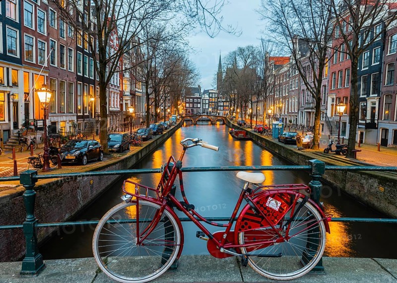 Bicycle at a canal