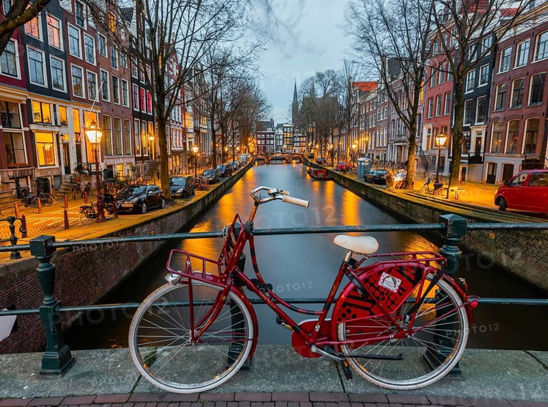 Bicycle at a canal