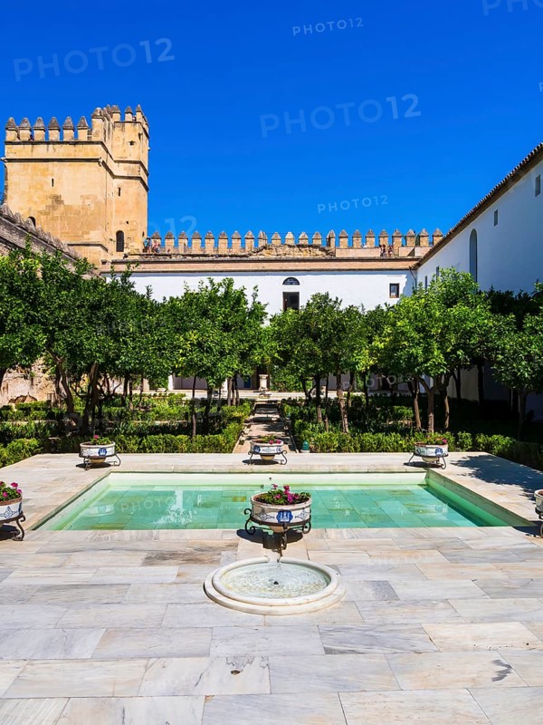 The gardens of Alcazar de los Reyes Cristianos