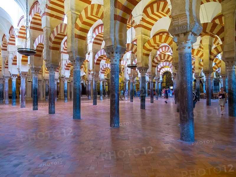 Interior of the Mosque of Cordoba