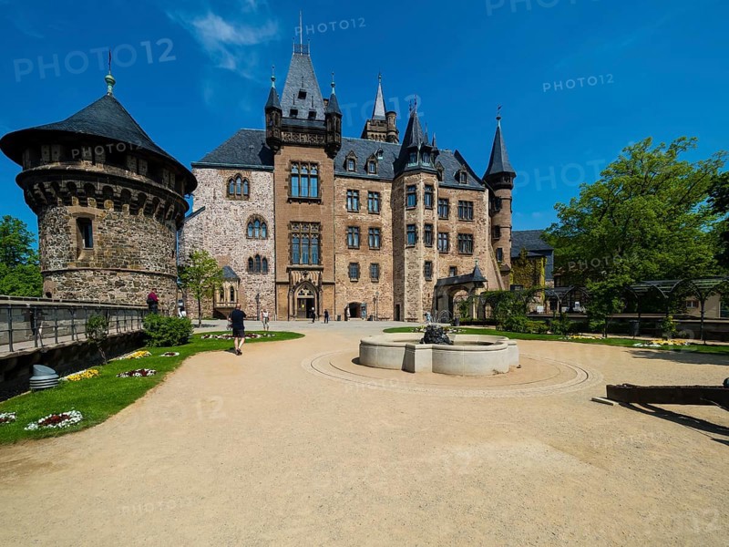Wernigerode Castle with Hausmannsturm tower