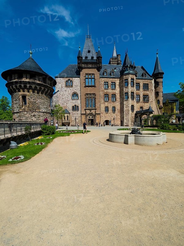 Wernigerode Castle with Hausmannsturm tower