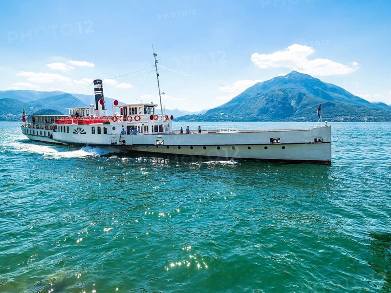 Old paddle steamer