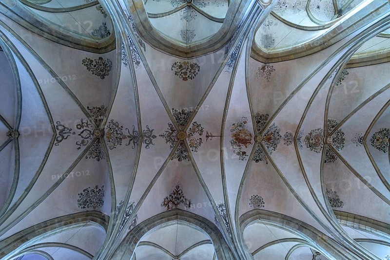 Painted ceiling vault of the Church of the Apostles