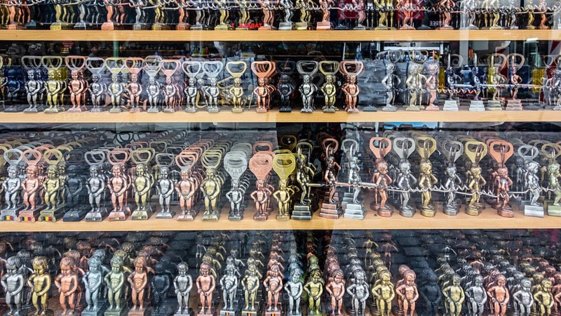 Manneken Pis as bottle openers