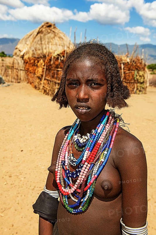 Young woman with necklace