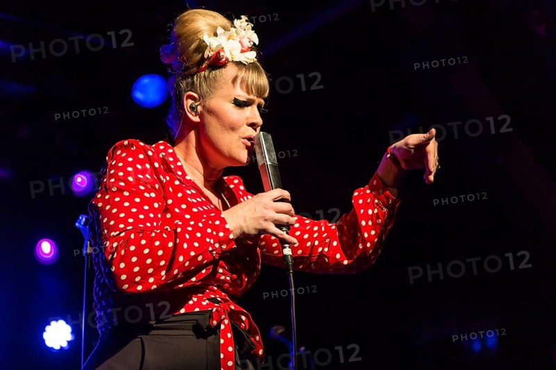 The Swiss singer and songwriter and winner of the Swiss singing casting show The Voice of Switzerland 2013 Nicole Bernegger live in the Schuur Lucerne