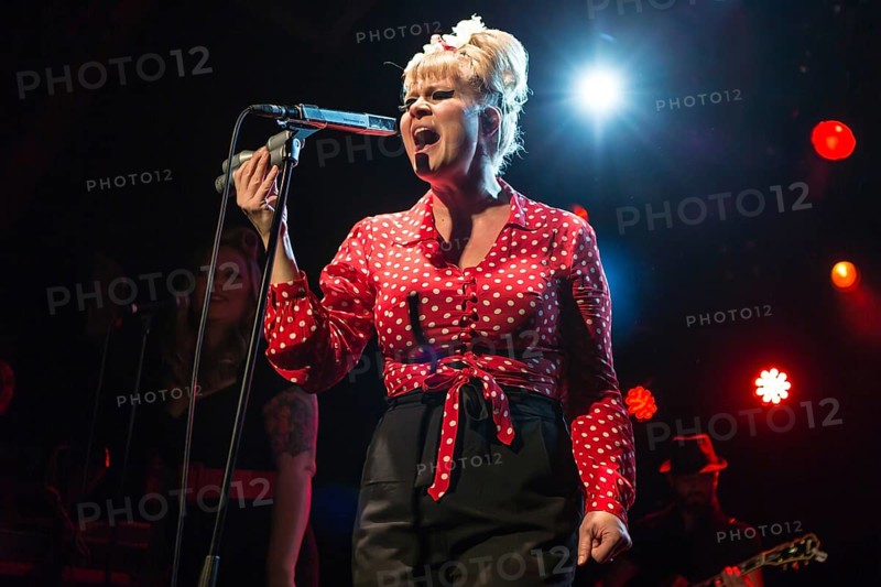 The Swiss singer and songwriter and winner of the Swiss singing casting show The Voice of Switzerland 2013 Nicole Bernegger live in the Schuur Lucerne