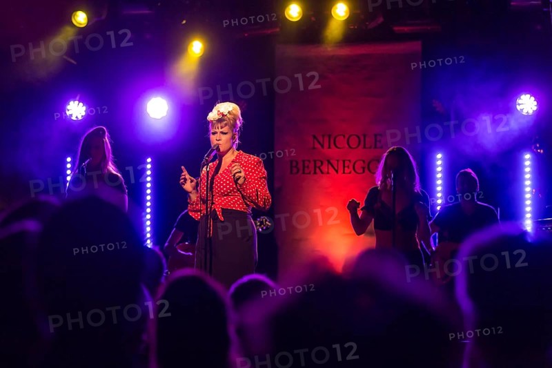 The Swiss singer and songwriter and winner of the Swiss singing casting show The Voice of Switzerland 2013 Nicole Bernegger live in the Schuur Lucerne