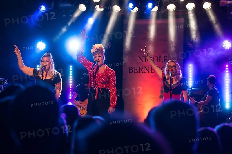 The Swiss singer and songwriter and winner of the Swiss singing casting show The Voice of Switzerland 2013 Nicole Bernegger live in the Schuur Lucerne