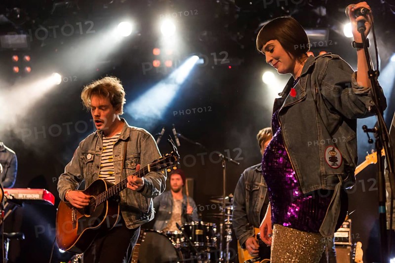 The Swedish indie pop band I'm from Barcelona with singer and frontman Emanuel Lundgren live in the Schuur Lucerne