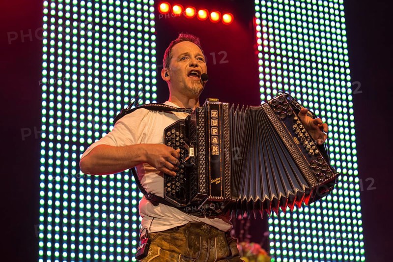 The Duo Alpenwind with Gerd Winkler on accordion live at the 16th Schlager Nacht in Luzern