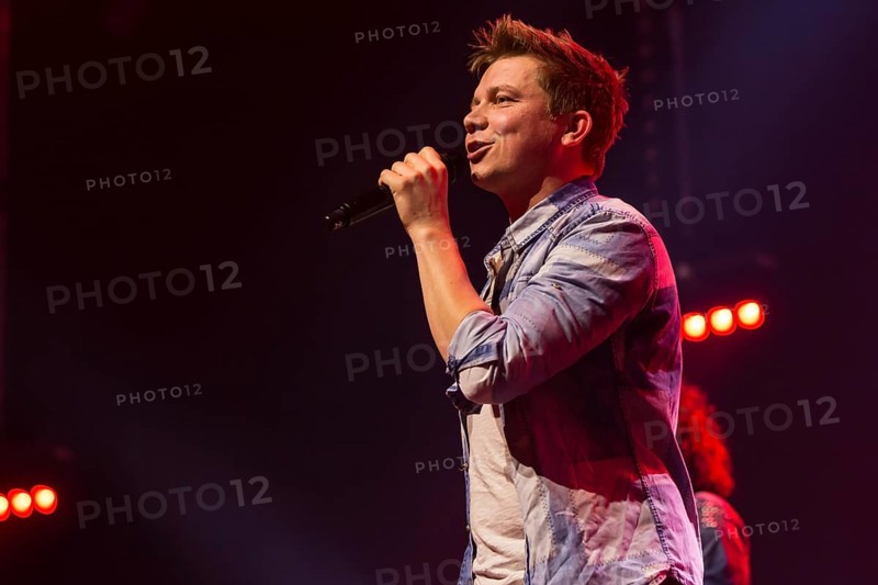 The German music group Dorfrocker with singer and frontman Tobias Thomann live at the 16th Schlager Nacht in Luzern