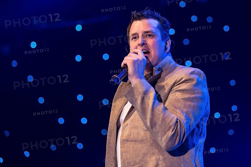 The Austrian pop singer and accordion player Marc Pircher live at the 16th Schlager Nacht in Lucerne