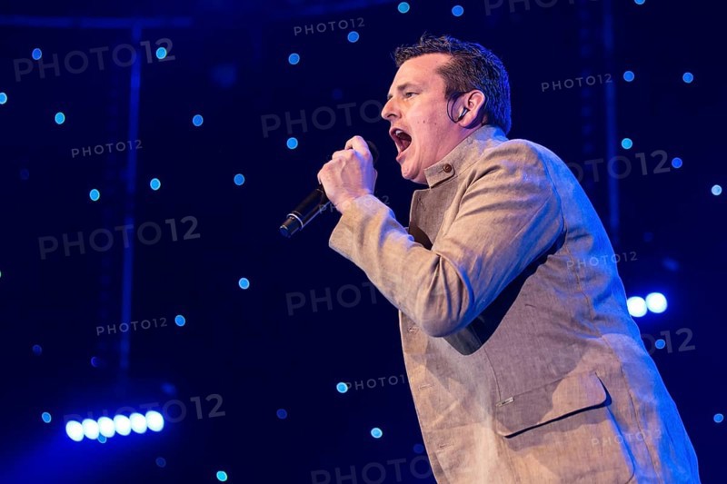 The Austrian pop singer and accordion player Marc Pircher live at the 16th Schlager Nacht in Lucerne