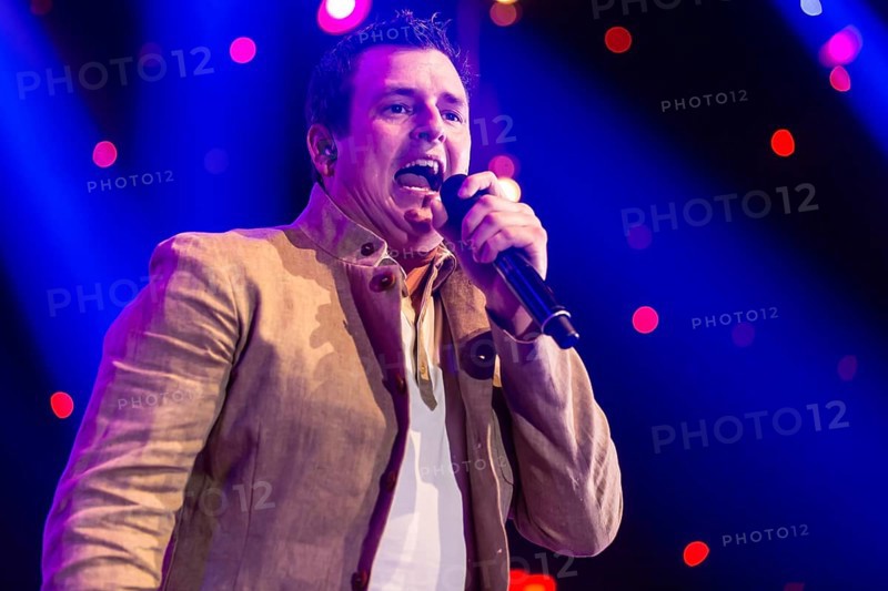 The Austrian pop singer and accordion player Marc Pircher live at the 16th Schlager Nacht in Lucerne