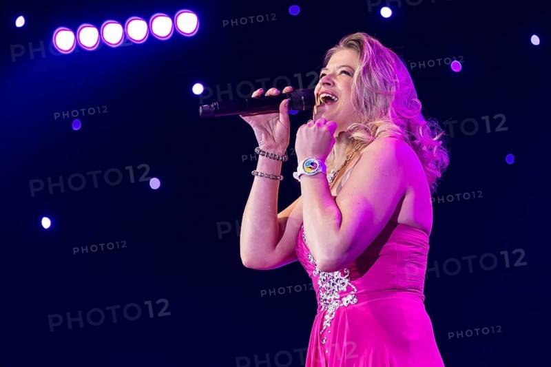 The Swiss Schlager and folk music singer Monique live at the 16th Schlager Nacht in Lucerne
