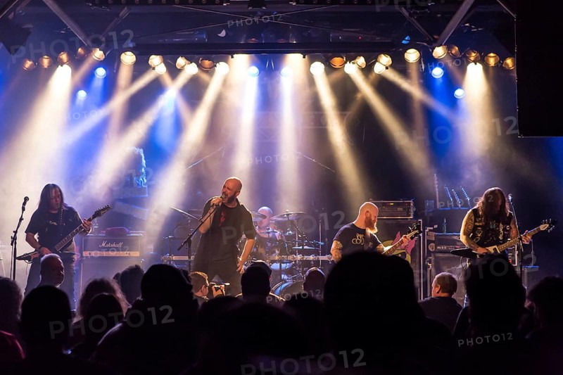 The Swiss metal band Piranha live in the Schuur Lucerne
