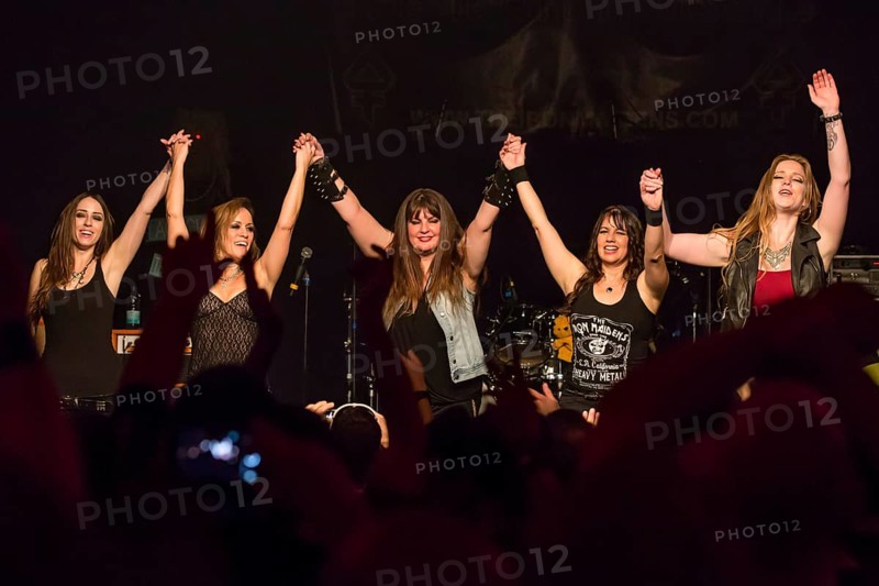 The American women's metal band The Iron Maidens