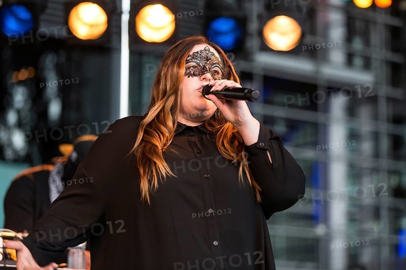 The German Hip Hop Duo Schatten und Helden live at the Blue Balls Festival Lucerne