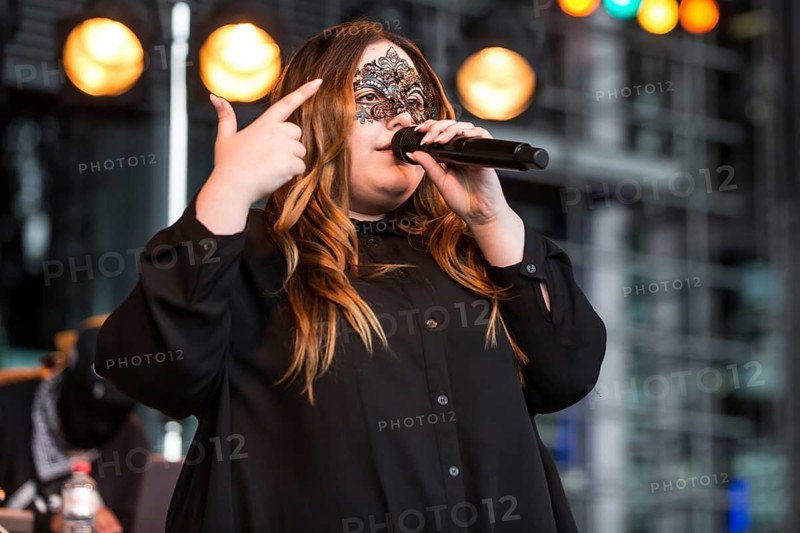 The German Hip Hop Duo Schatten und Helden live at the Blue Balls Festival Lucerne