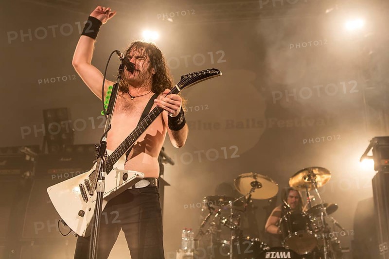 The Australian hard rock band Airbourne live at the Blue Balls Festival Lucerne