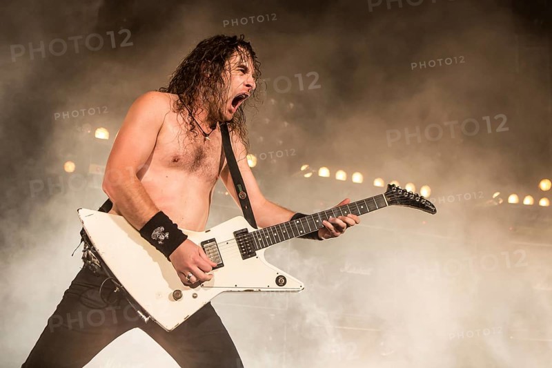 The Australian hard rock band Airbourne live at the Blue Balls Festival Lucerne