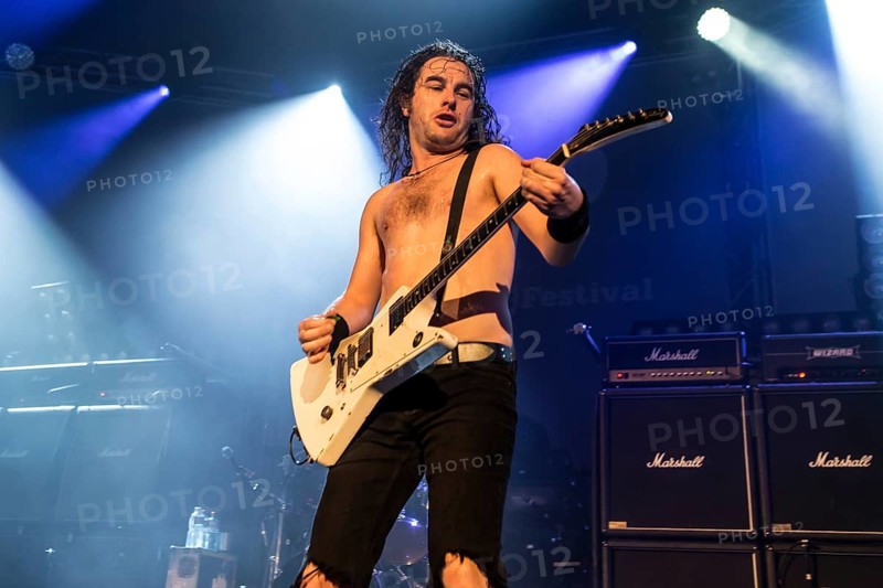 The Australian hard rock band Airbourne live at the Blue Balls Festival Lucerne