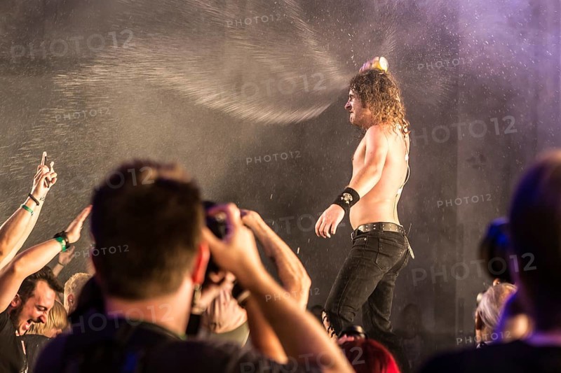 The Australian hard rock band Airbourne live at the Blue Balls Festival Lucerne