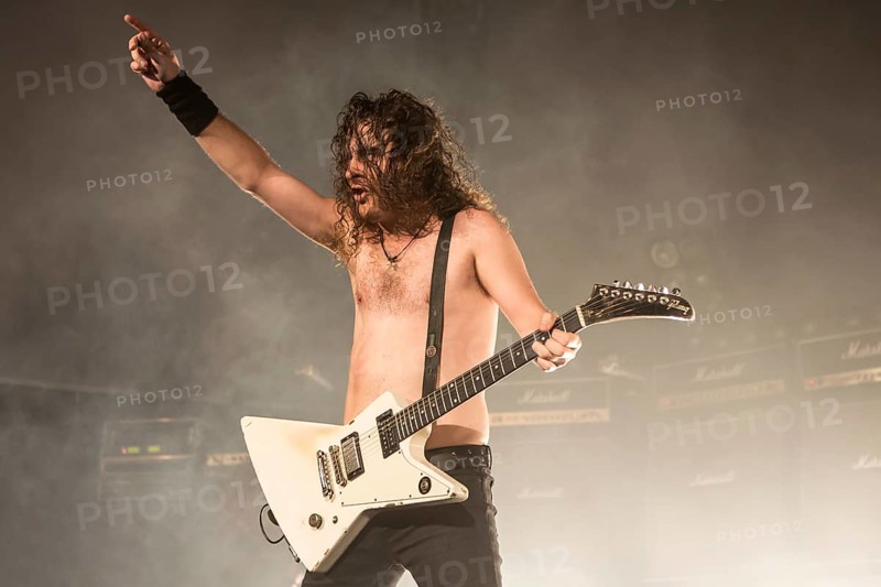 The Australian hard rock band Airbourne live at the Blue Balls Festival Lucerne