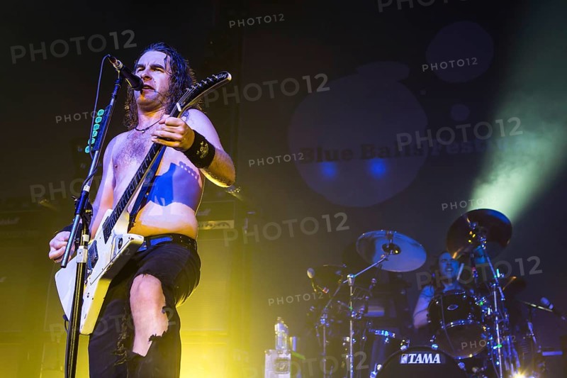 The Australian hard rock band Airbourne live at the Blue Balls Festival Lucerne
