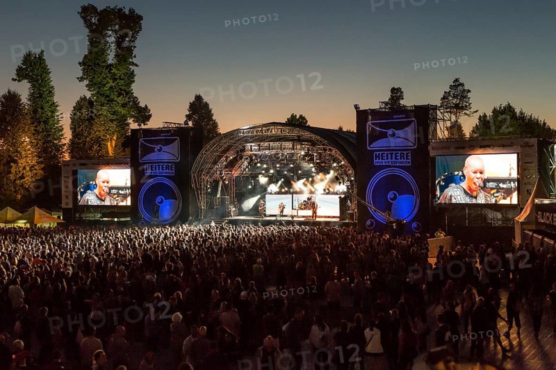 The British band Skunk Anansie with singer Deborah Anne Dyer alias Skin live at the 26th Heitere Open Air in Zofingen